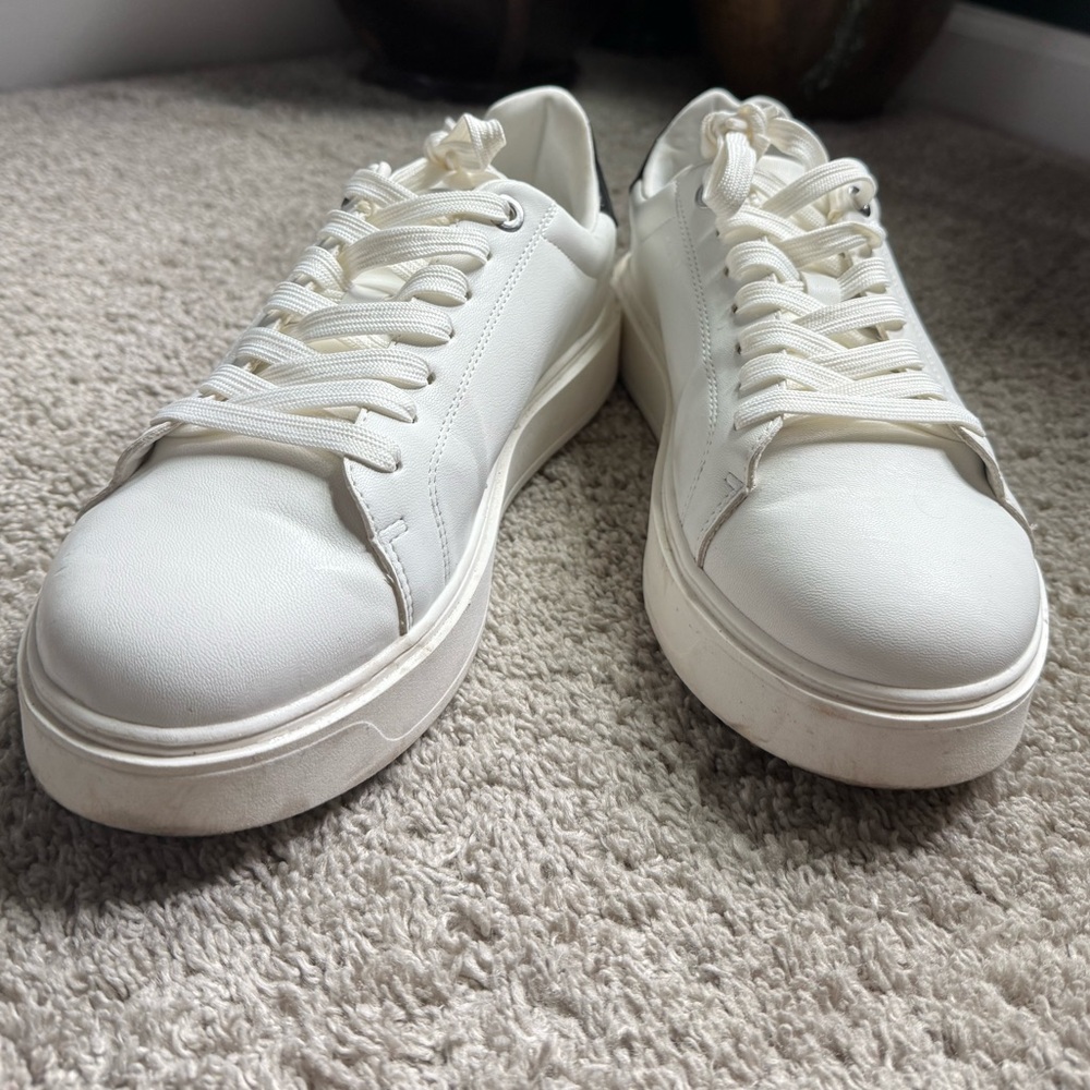 Torrid White Platform Sneakers Minimalist Design